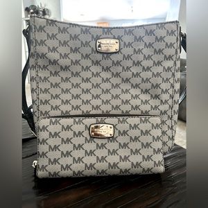Michael Kors satchel style purse with matching wallet